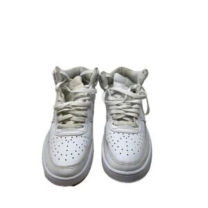 Nike Court Vision Mid Triple White Women's Sz 8.5